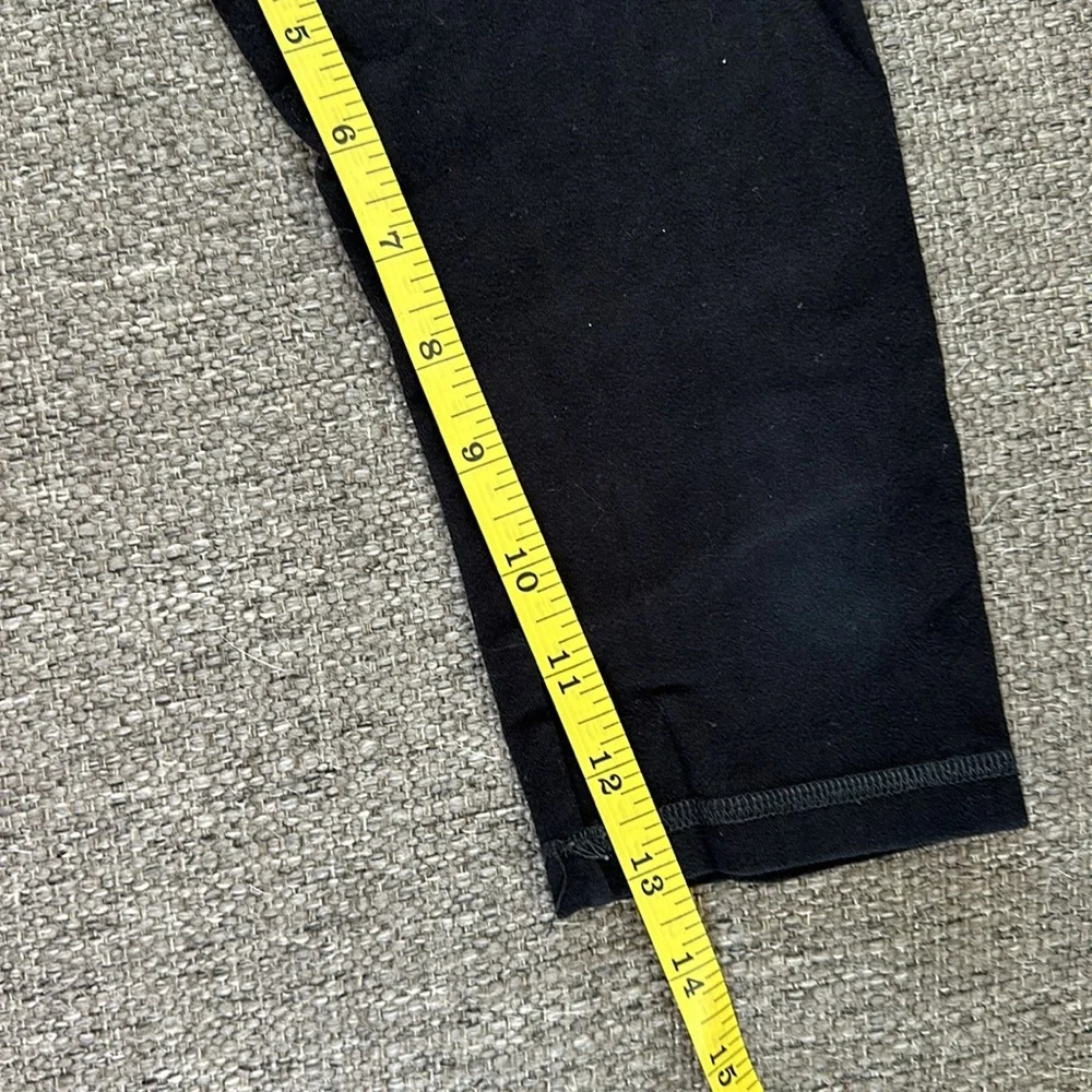 Justice Girls Cropped Black leggings Size 8